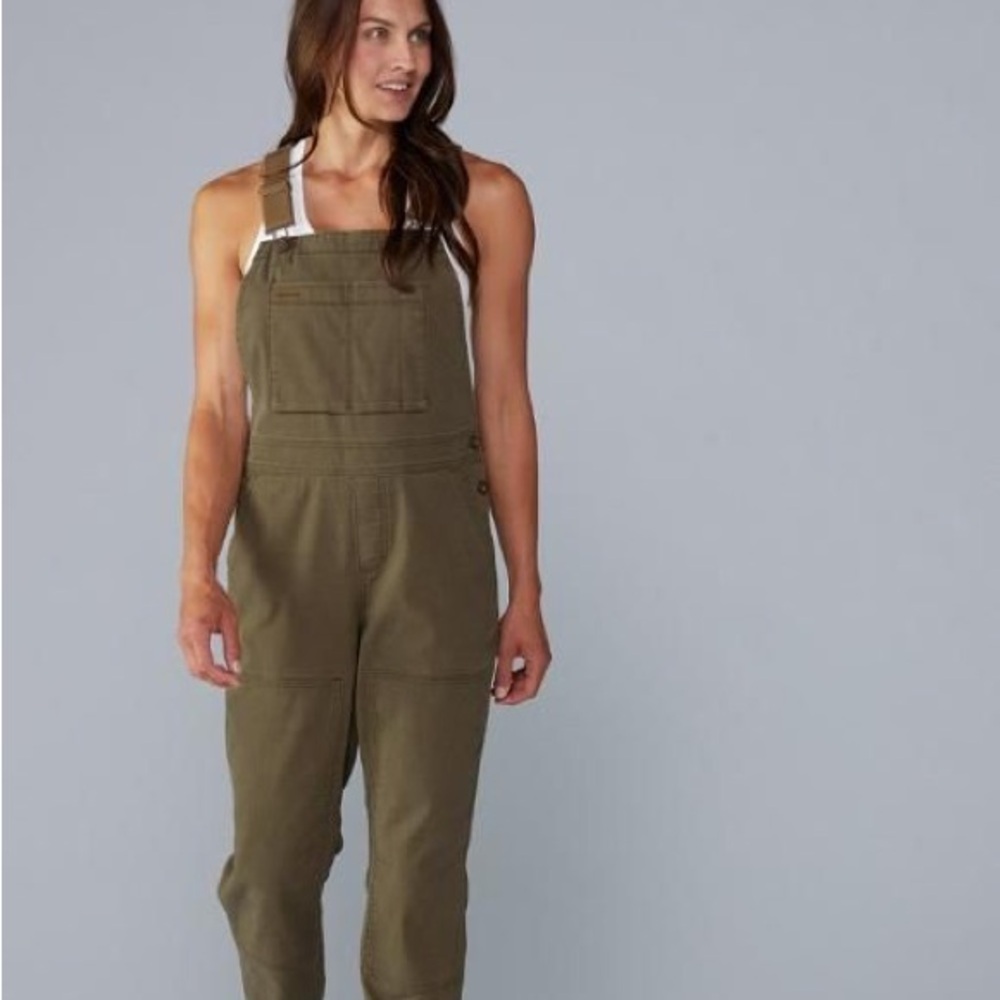 REI Trailsmith Overalls in Olive Green